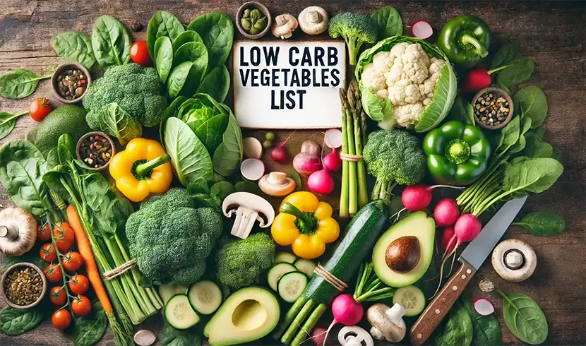 Low Carb Vegetables List