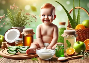 baby skin fair and healthy